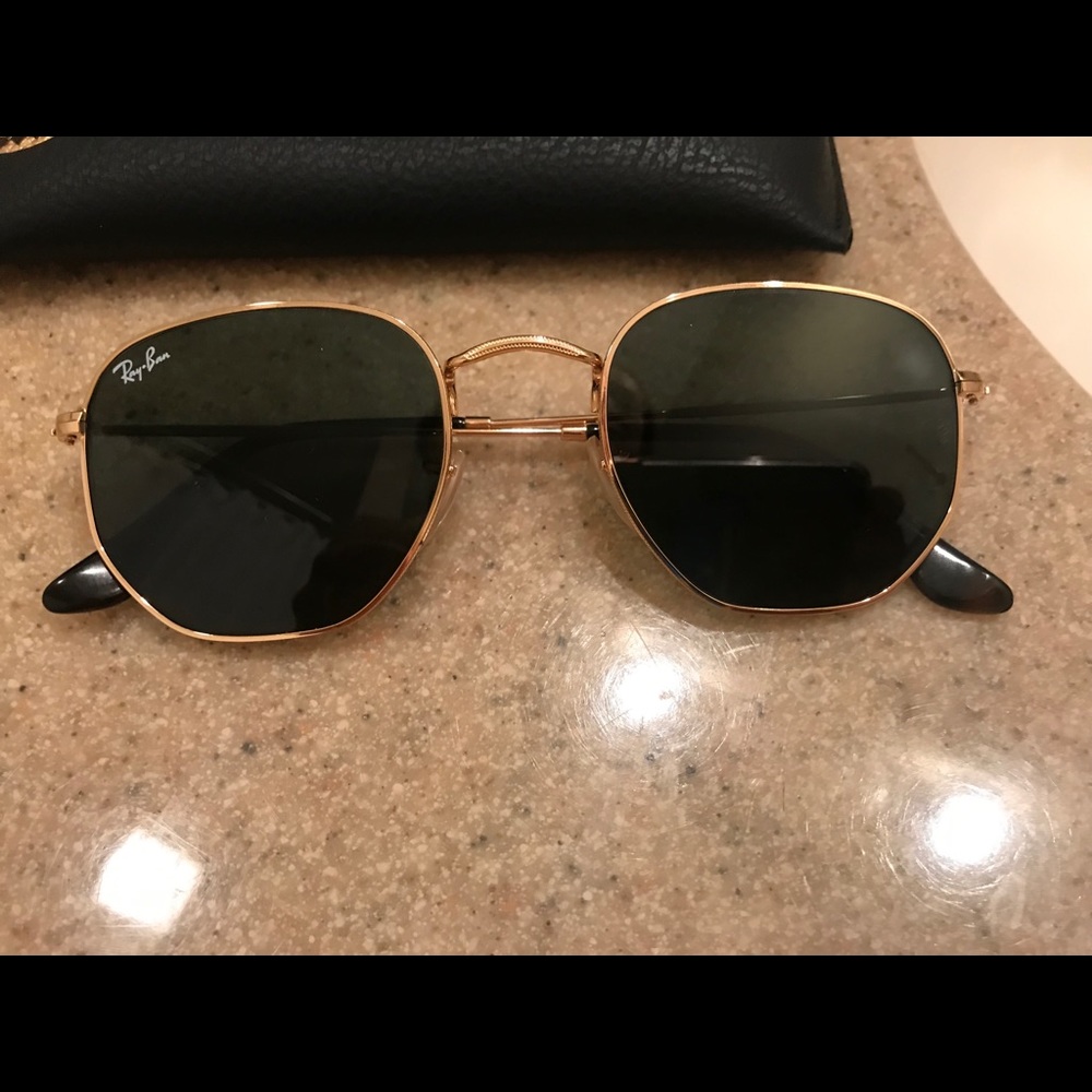 RAYBAN STANDARD SIZE HEXAGONAL FLAT LENSES 🔥